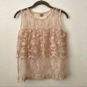 Only Hearts N.Y.C. Helena Stuart Lace Top